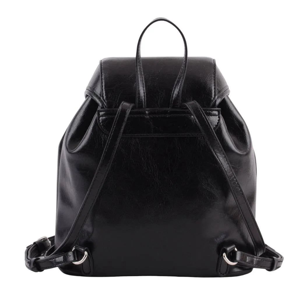 1504 - Chic PU Backpack: Stylish Practicality for Modern Lifestyles