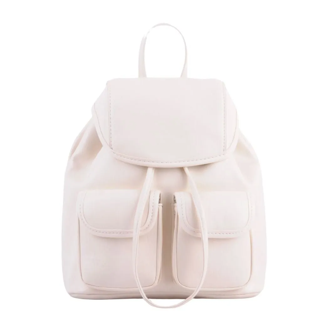 1504 - Chic PU Backpack: Stylish Practicality for Modern Lifestyles