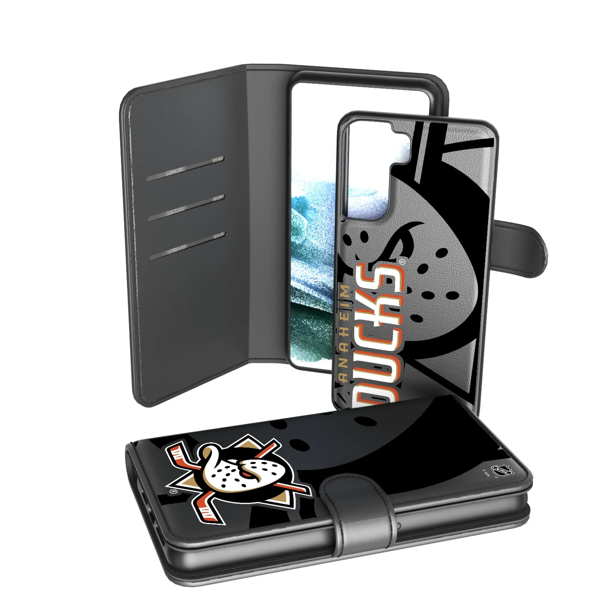 Anaheim Ducks Monocolor Tilt Wallet Phone Case