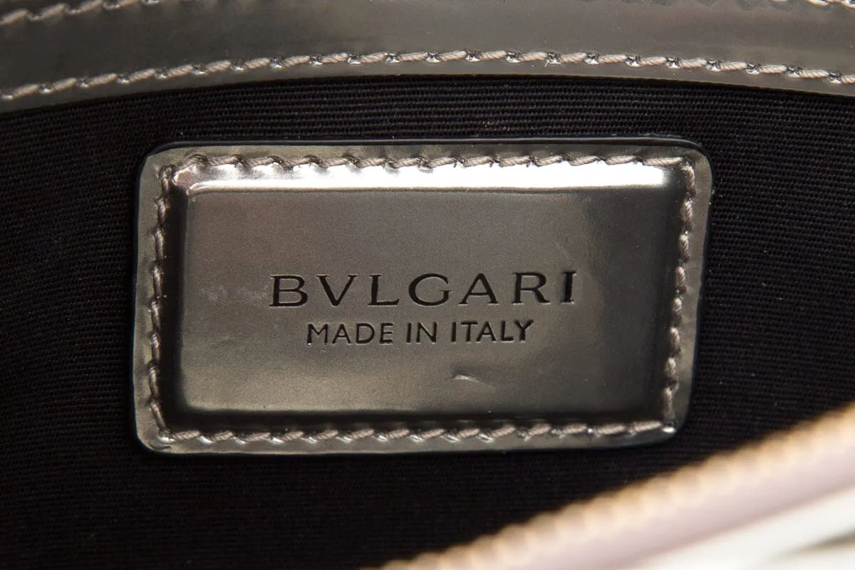 Bvlgari Silver Serpenti Forever Handbag