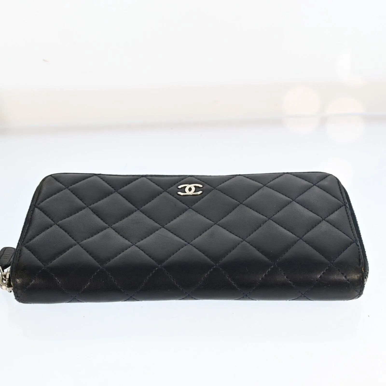 Chanel Lamb Skin Matelasse Cc Logo