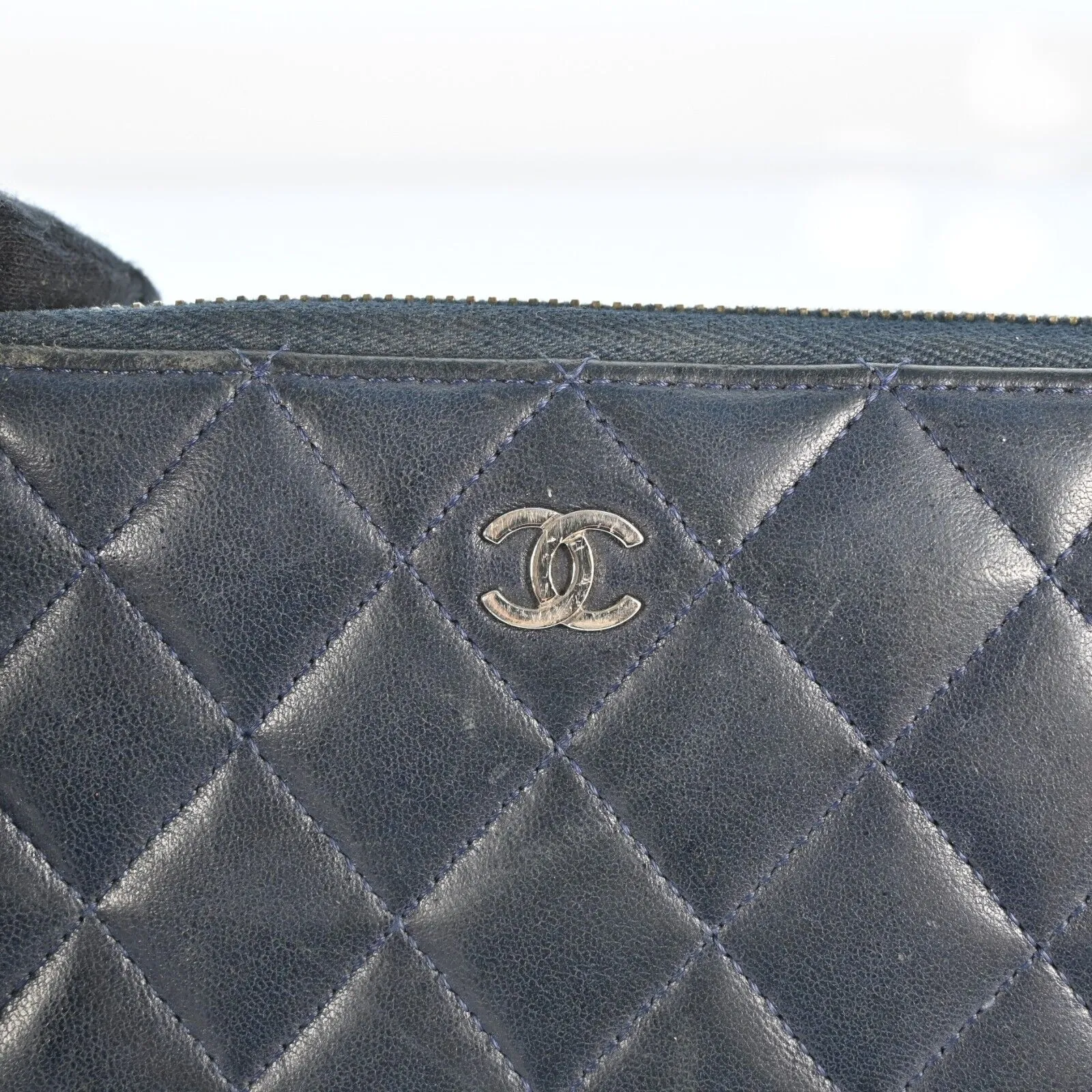 Chanel Lamb Skin Matelasse Cc Logo