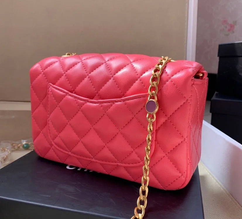 Chanel Pink summer ladies Handbag