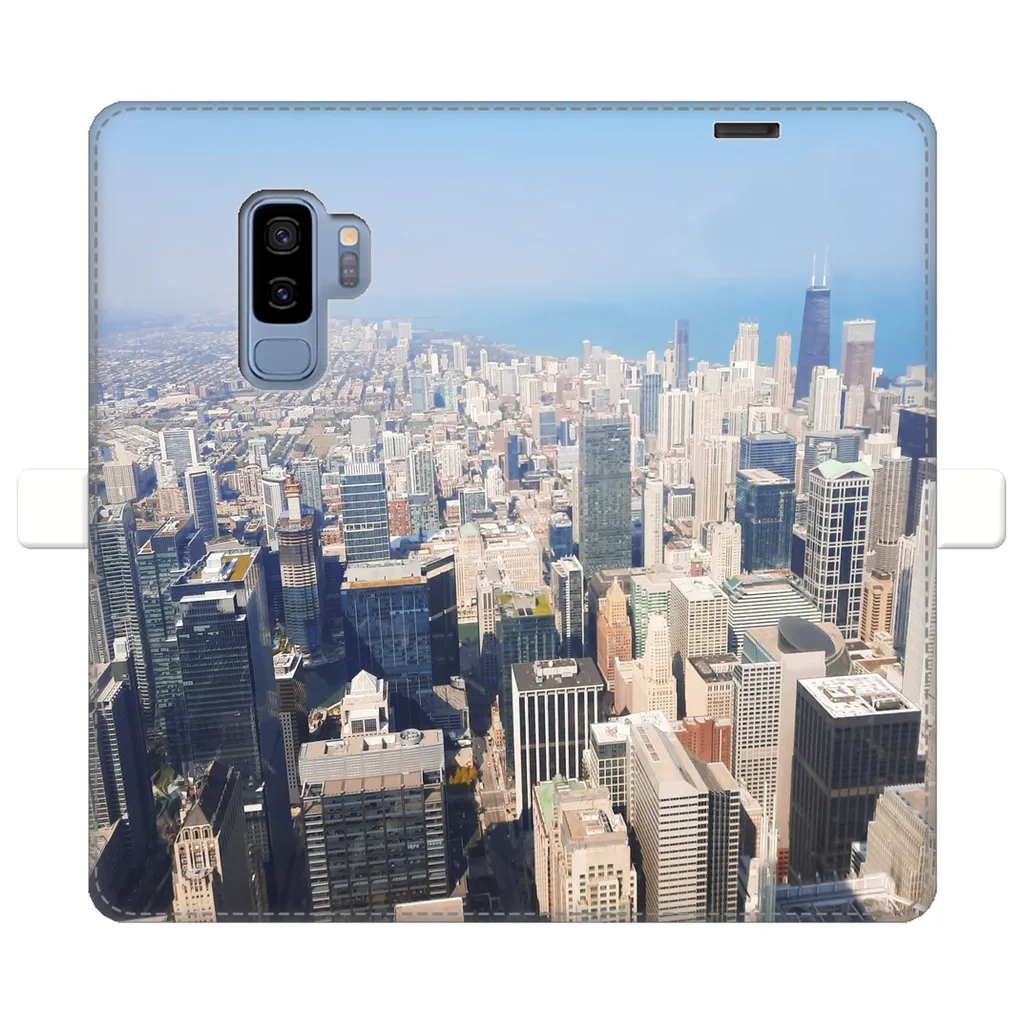 Chicago Skyline Fully Printed Wallet Cases