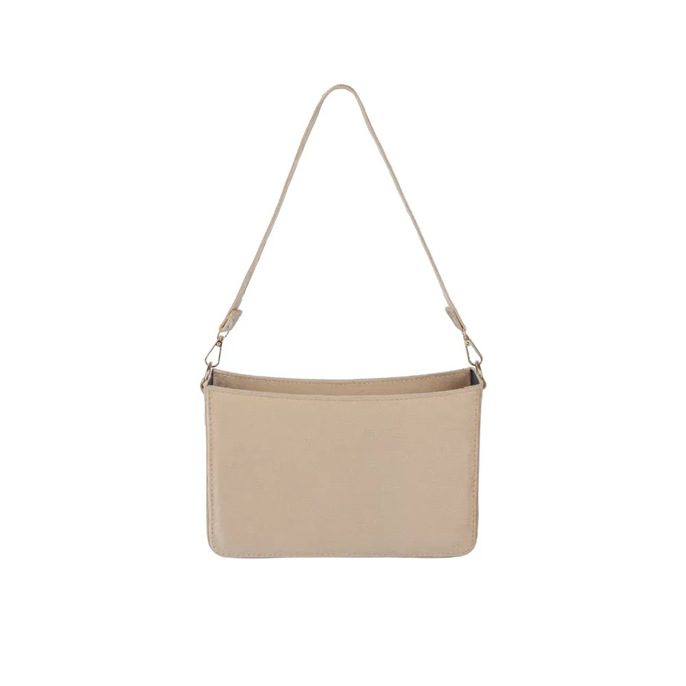 Classic Mini Light Brown Velvet Tote Bag – Sustainable and Stylish Handbag