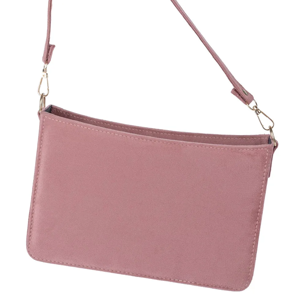 Classic Mini Tea Rose Velvet Tote Bag – Chic and Eco-Friendly Handbag