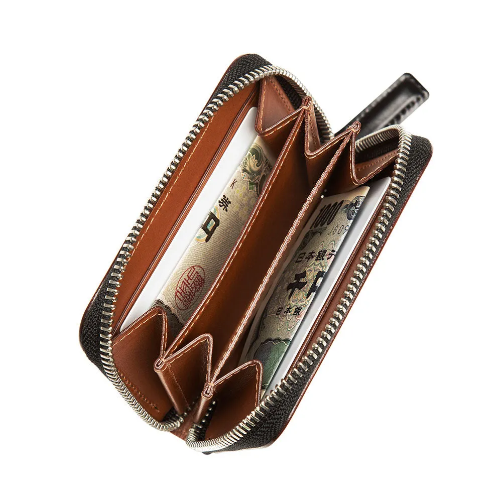 Cordovan Zip Coin Wallet