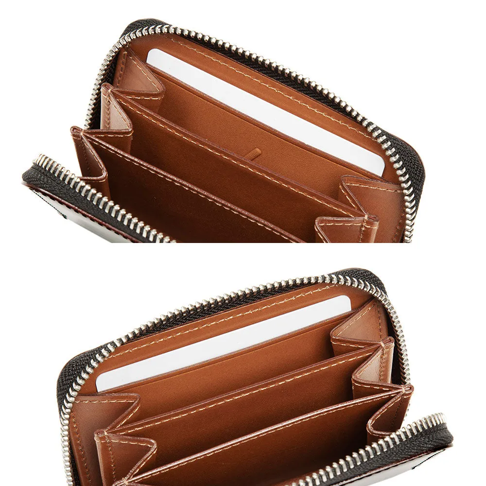 Cordovan Zip Coin Wallet