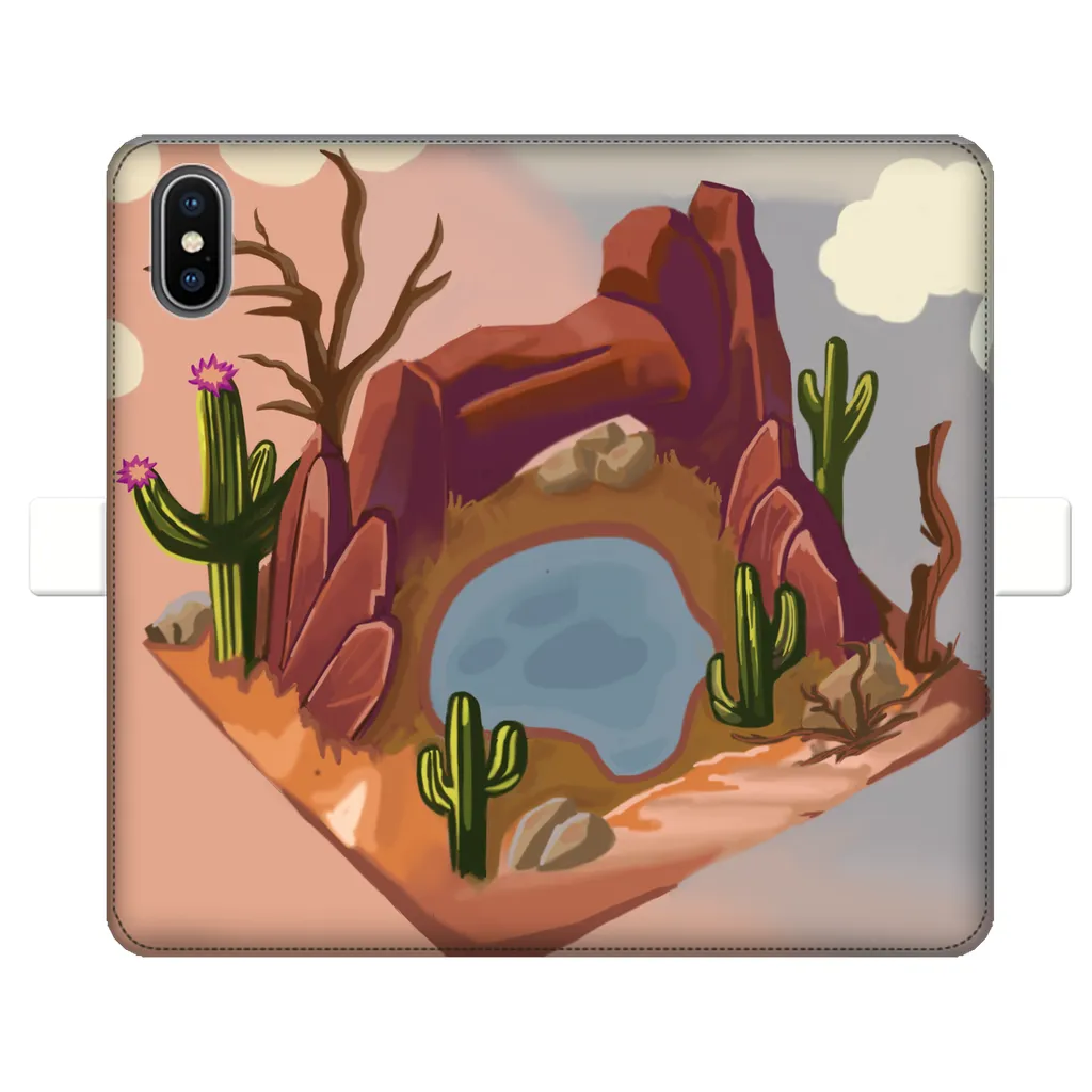 Desert Rocks Fully Printed Wallet Cases