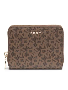 DKNY Women Brown Printed Wallet