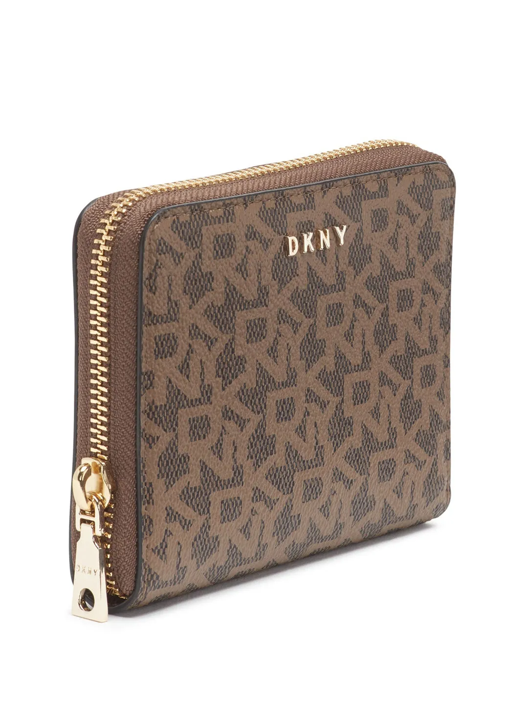 DKNY Women Brown Printed Wallet