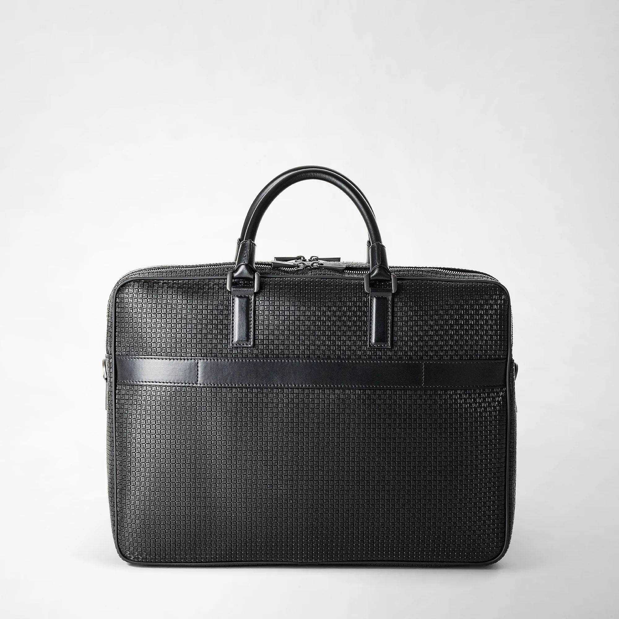 DOUBLE GUSSET BRIEFCASE IN STEPAN