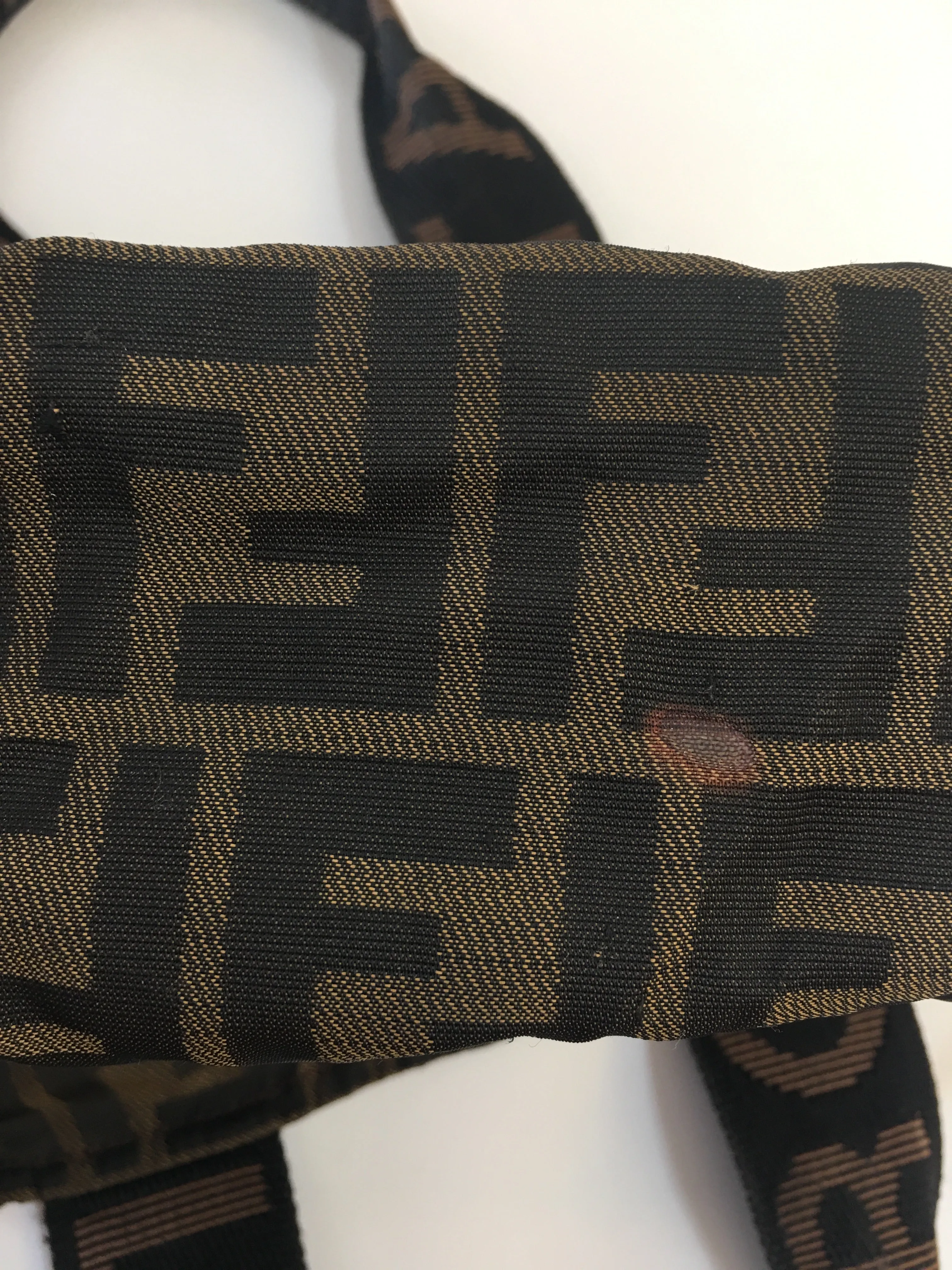 FENDI Handbag in Brown Fabric