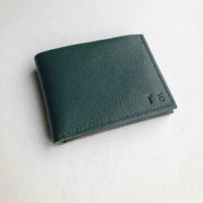 Forest Green Handmade Leather Wallet