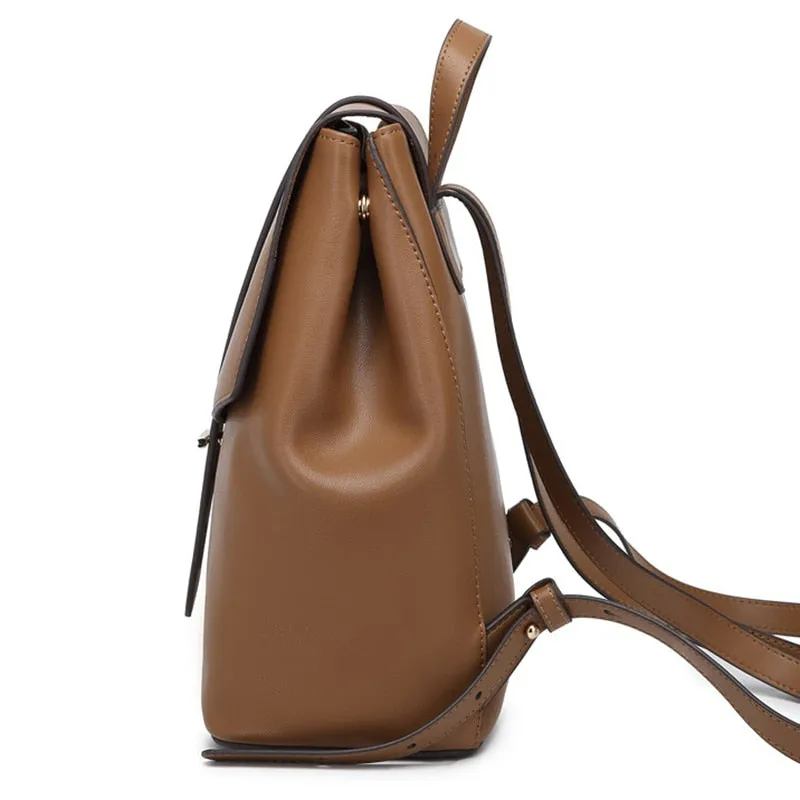 Genuine Leather Women's Backpack Rucksack