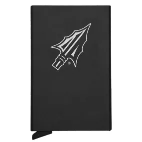 Jardine Arrowhead Logo Minimalist Aluminum Wallet - Black