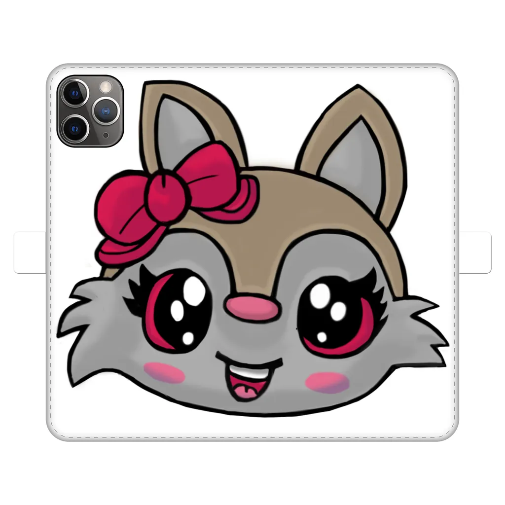 Kitty Face Fully Printed Wallet Cases