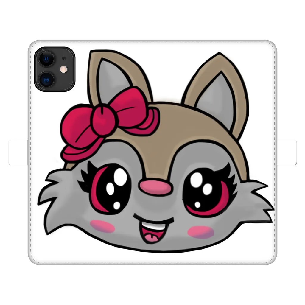 Kitty Face Fully Printed Wallet Cases