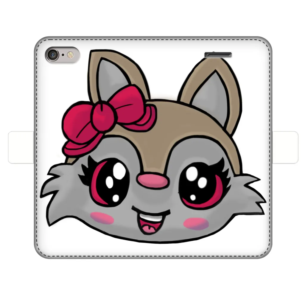 Kitty Face Fully Printed Wallet Cases