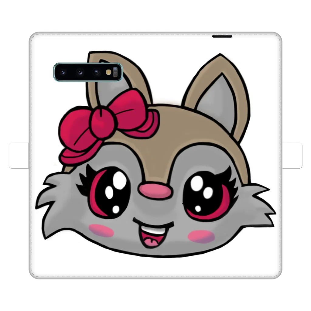 Kitty Face Fully Printed Wallet Cases