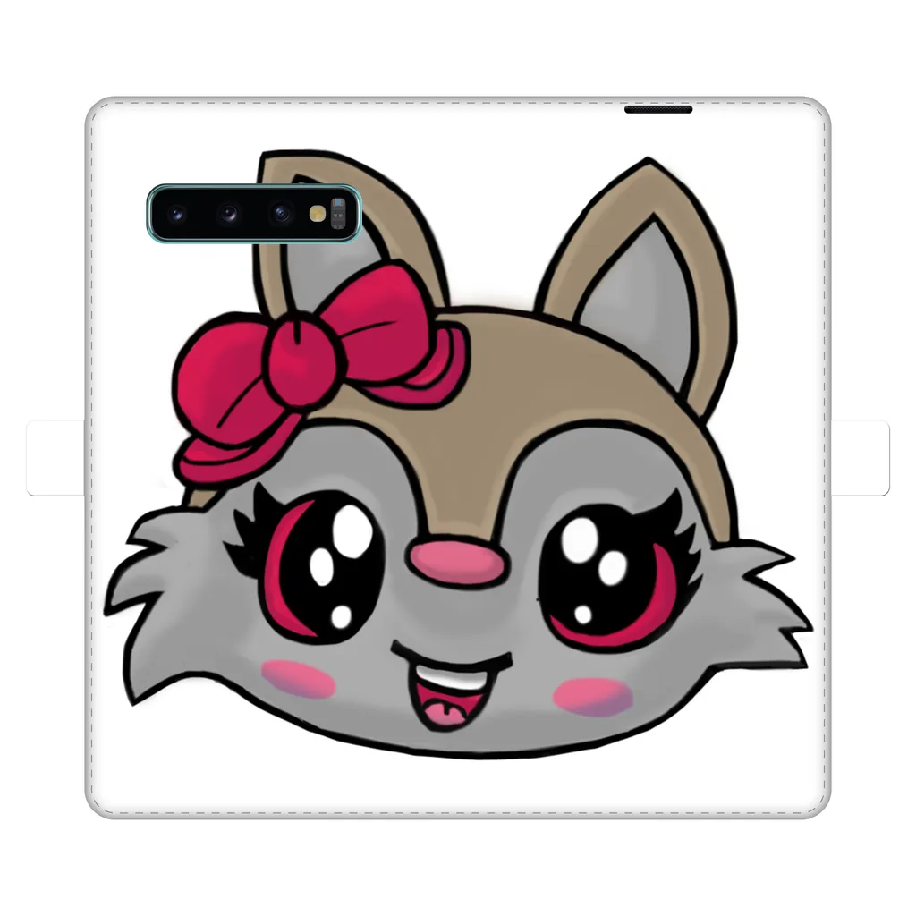 Kitty Face Fully Printed Wallet Cases