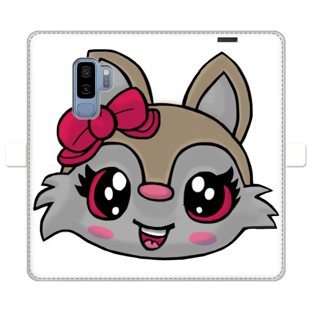 Kitty Face Fully Printed Wallet Cases