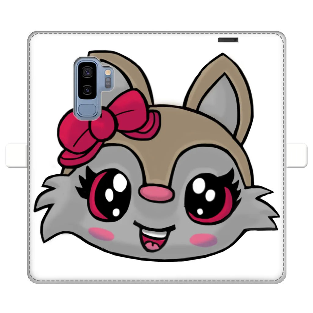 Kitty Face Fully Printed Wallet Cases