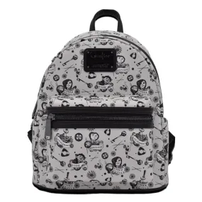 Laika Mini Backpack Coraline Tattoo AOP Loungefly