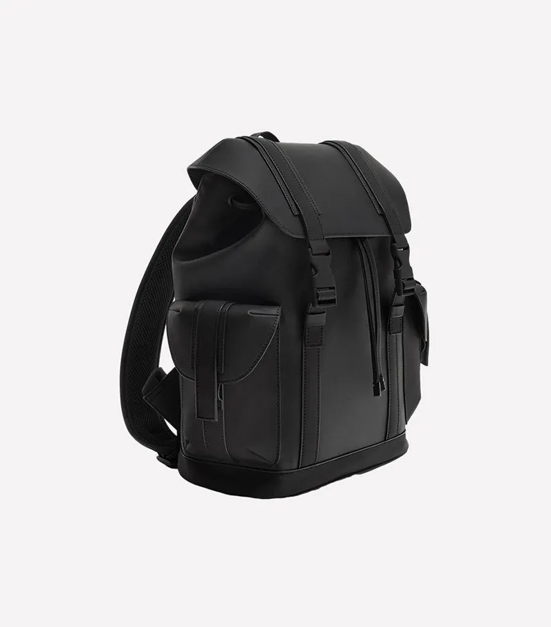 Leather backpack