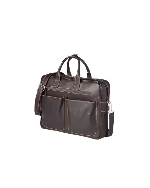 LUCCHESE | Cosimo Briefcase | Espresso