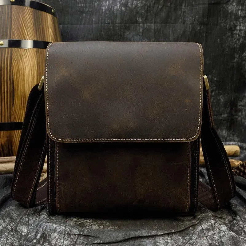 Mens Leather Briefcase Laptop Bag For Professionals