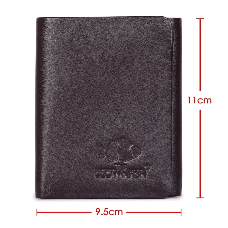 Men's Wallet with RFID Protection | Tri-Fold Style | Brown