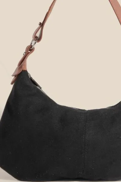 Middle Stitch Zipper Handbag