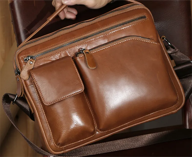 New Fashion Small Casual Leather Briefcase X1005