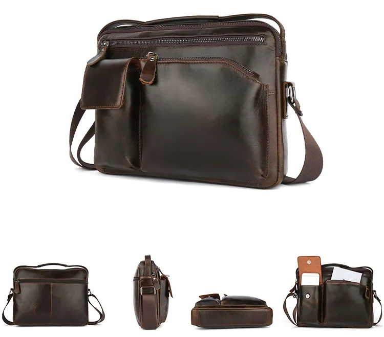 New Fashion Small Casual Leather Briefcase X1005