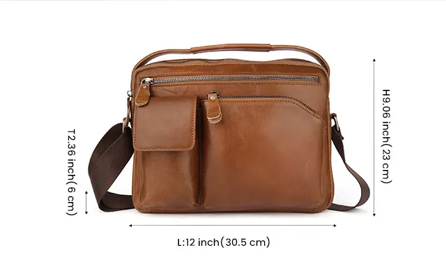 New Fashion Small Casual Leather Briefcase X1005