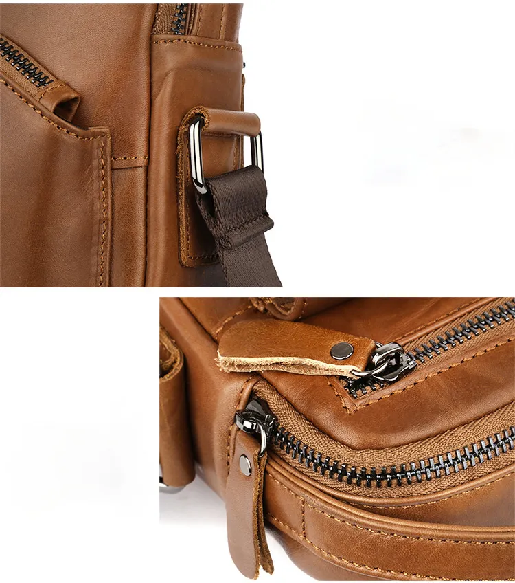 New Fashion Small Casual Leather Briefcase X1005