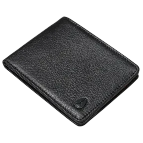 Nixon "Cape" Black Leather Slim Wallet