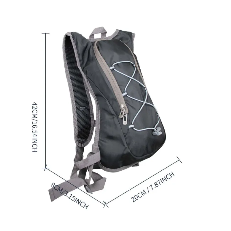 Outdoor Sports Drawstring Design Lightweight Running Backpack