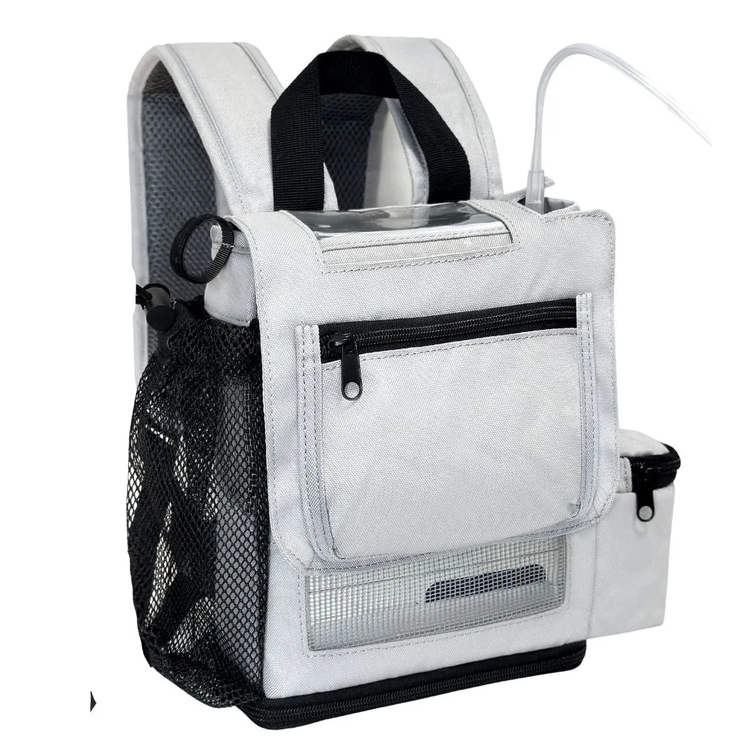 OxyGo Next Lightweight Backpack w/Pockets - Light Grey