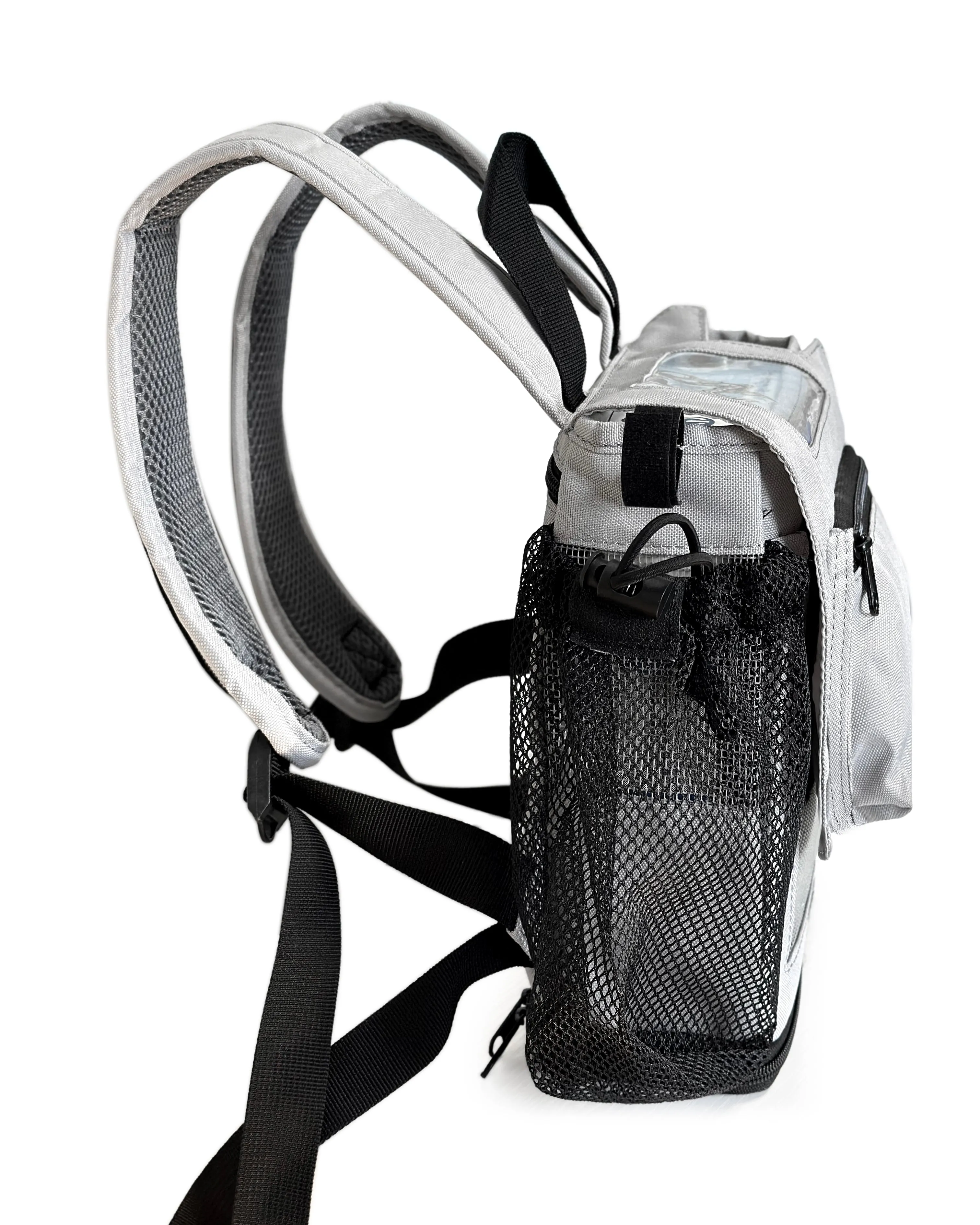 OxyGo Next Lightweight Backpack w/Pockets - Light Grey