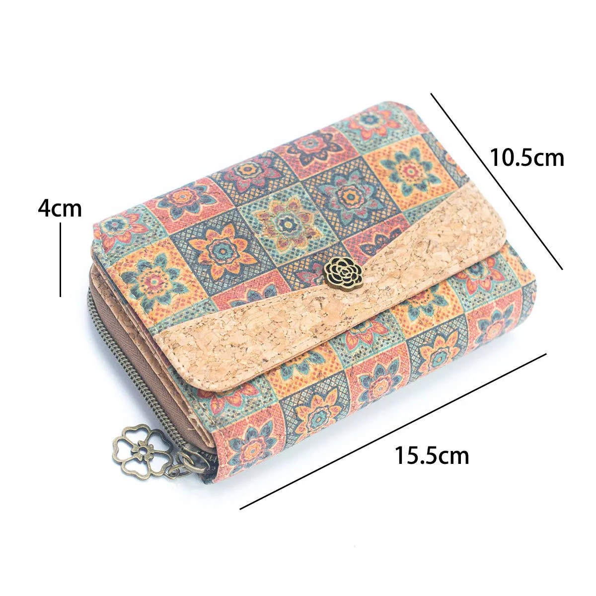 Printed Cork Women's Wallet BAGF-044