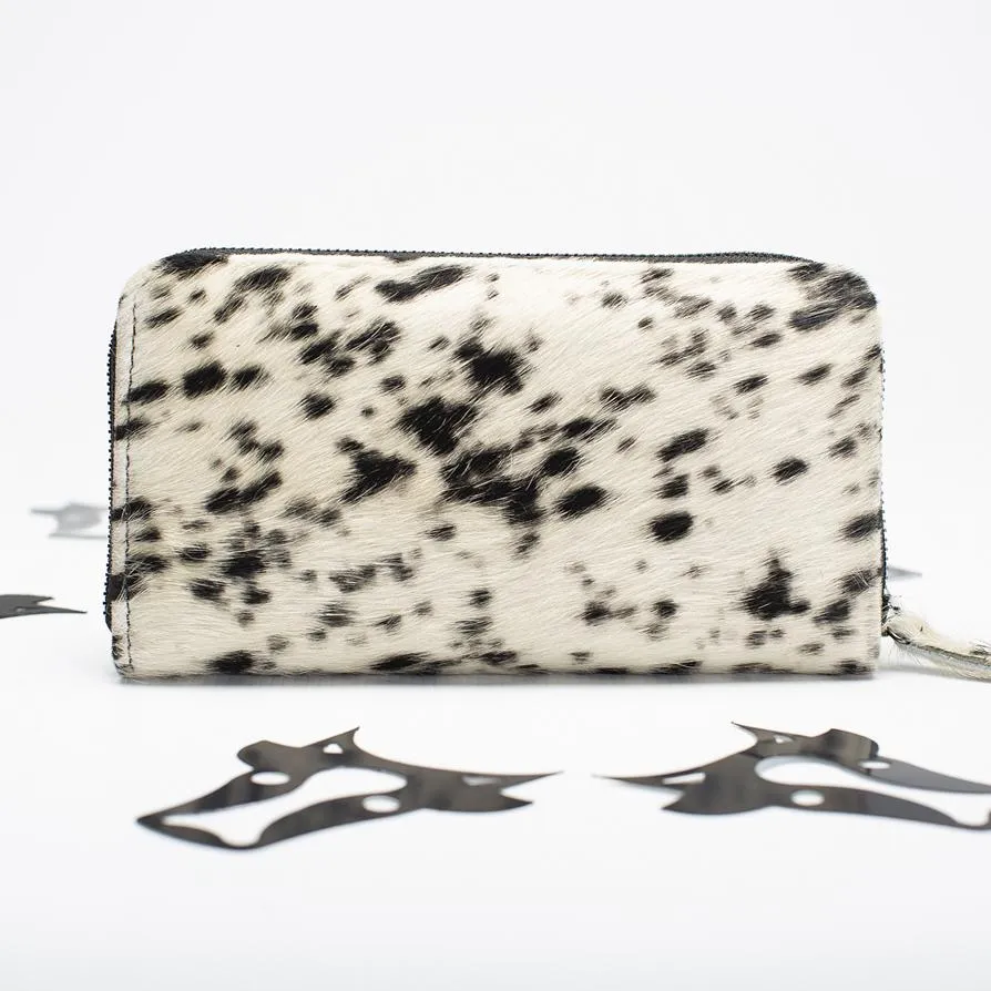 Printed Cowhide Wallet