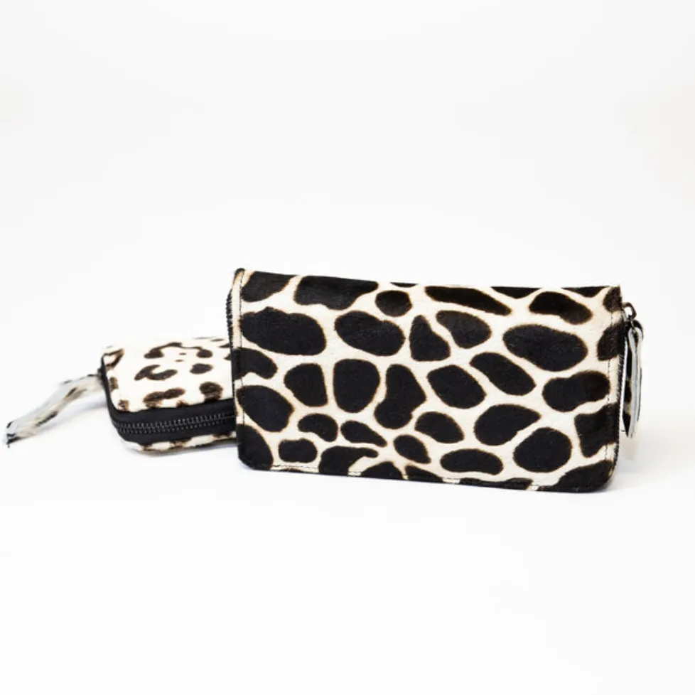 Printed Cowhide Wallet