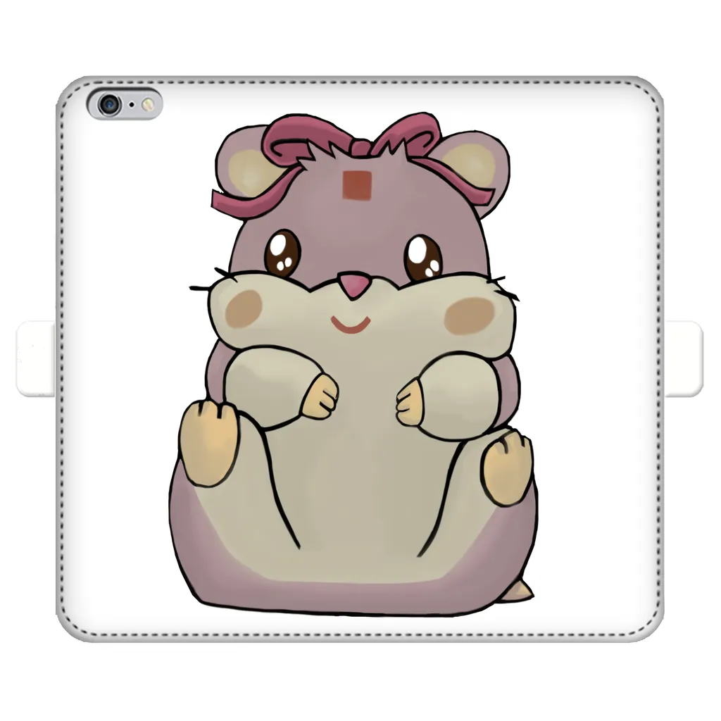 Purple Hamster Fully Printed Wallet Cases