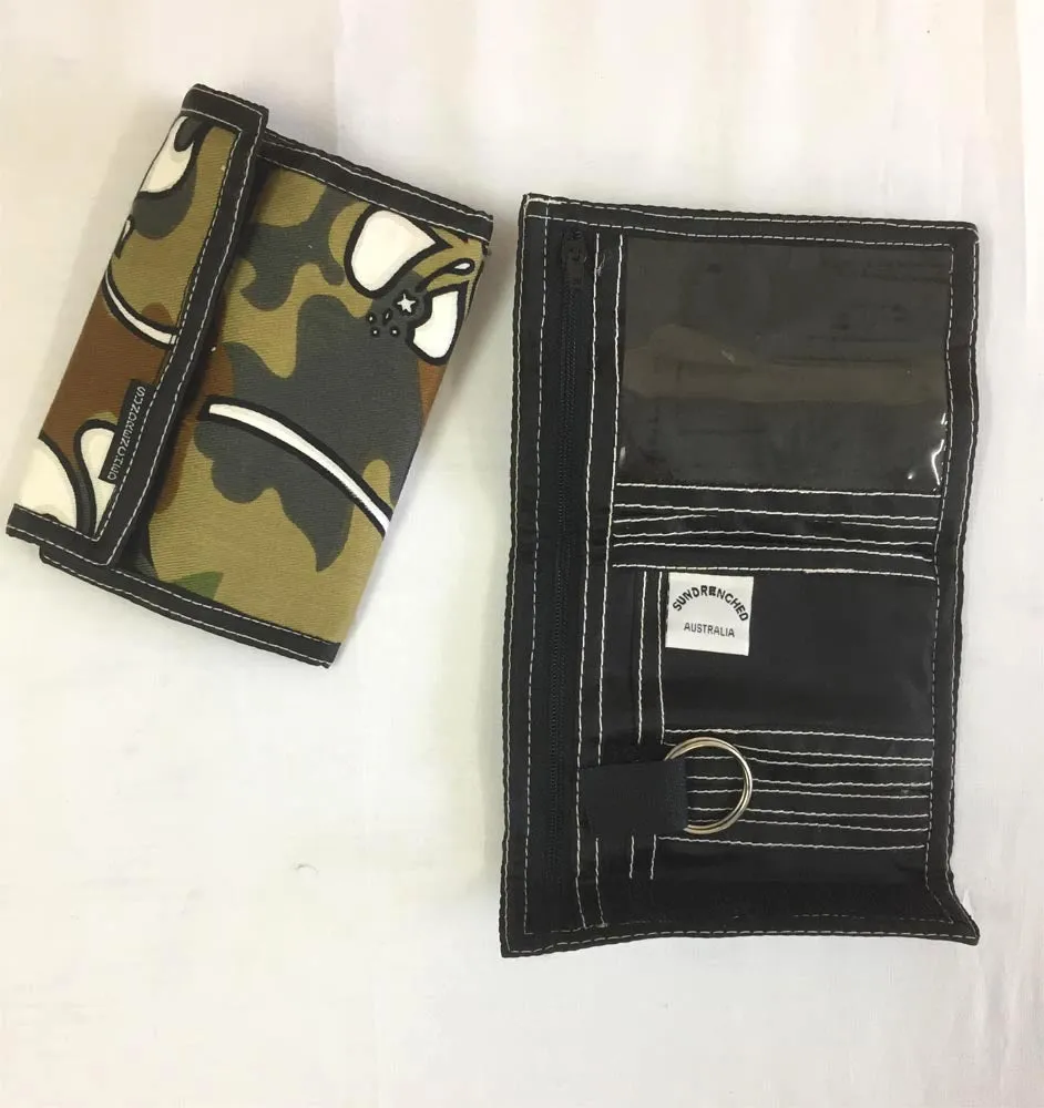 "War & Peace" print Wallet