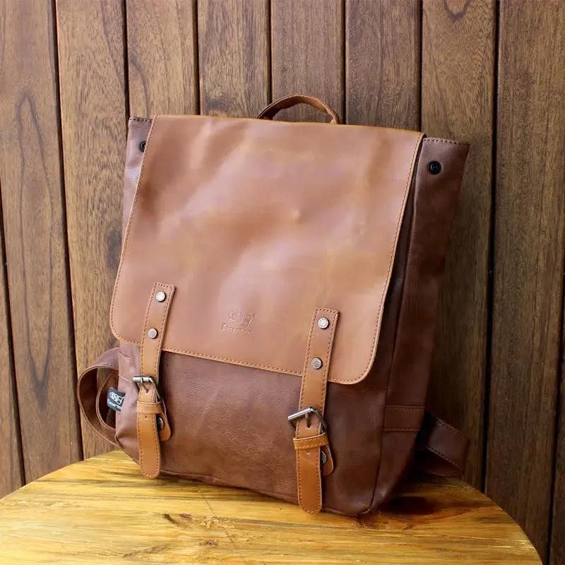 Stylish Leather Backpack