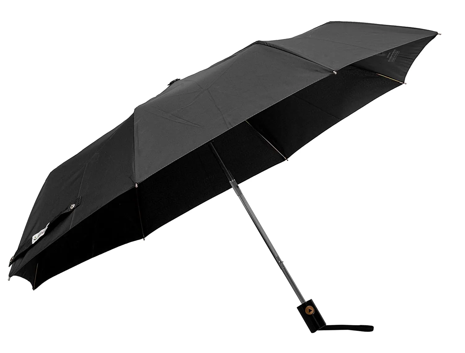 Umbrella Classic Folding Automatic Open Uv Protective Umbrella, Black