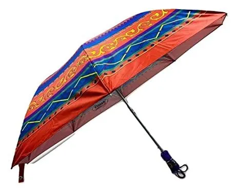 Umbrella Classic Folding Automatic Open Uv Protective Umbrella, Printed