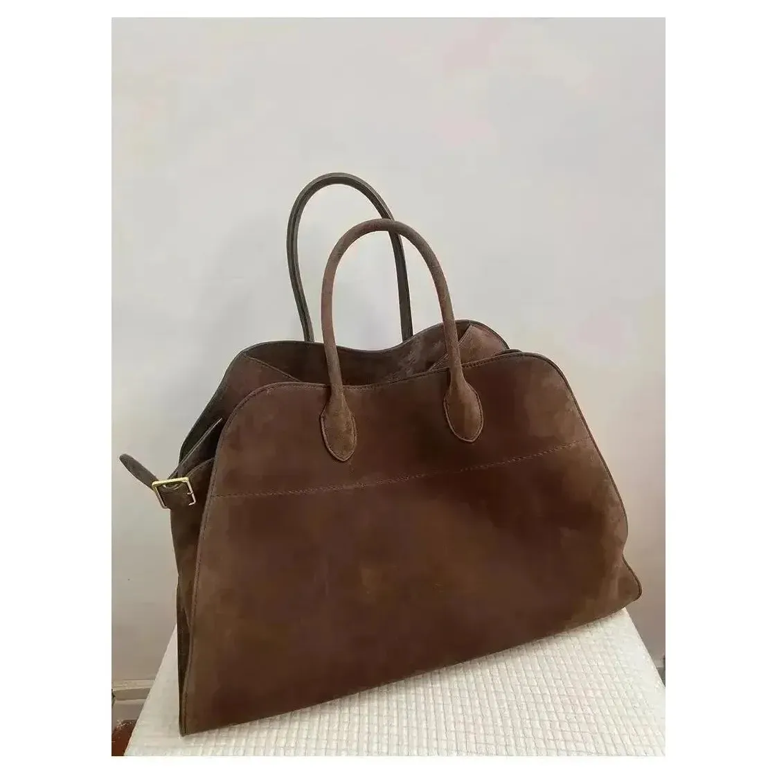 Women's Top-Handle Large Capacity Suede Handbag For Autumn/Winter Season